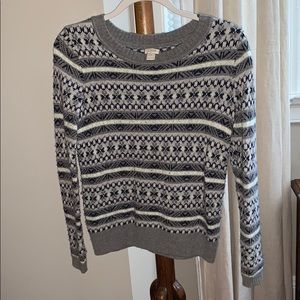 J. Crew Nordic Pattern Sweater